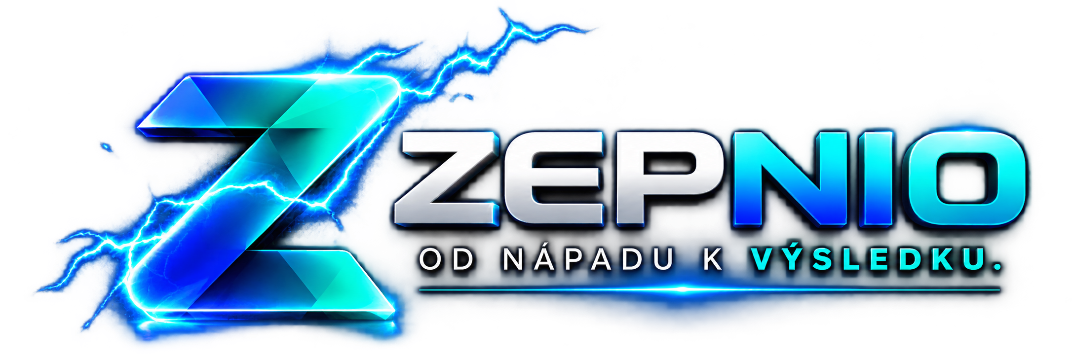 ZEPNIO – elektrické logo a slogan Od nápadu k výsledku